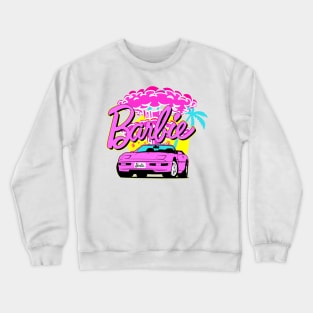 Sport Car Barbie Retro Crewneck Sweatshirt